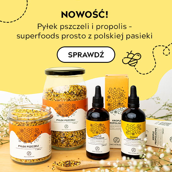 banner produkty pszczele propolis i krople propolisowe wersja mobile